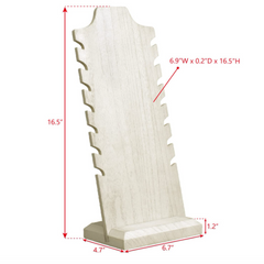 Wooden Mannequin Bust Jewelry Bust Display Stand