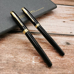 Luxury Hot sale High Quality Black Gold Plating Metal Roller Pen