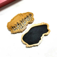 Wood Map Incense Burner