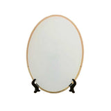 Oval Shape Glass Photo Frame