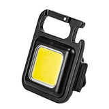 Portable COB LED Keychain Flashlight