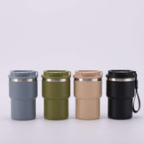 500ml 304 Stainless Steel Vacuum Insulation Tumbler With Lid