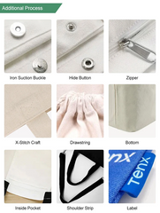 Canvas Tote Bag With Zipper