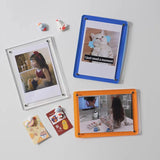 Clear Acrylic Magnetic Photo Frame for Desk & Home Display