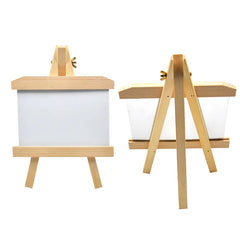 A4 wood tripod stands with Aluminium