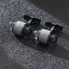 Men’s Personalized Bullet-Shaped Copper Cufflinks