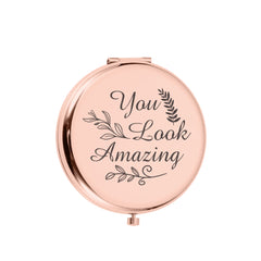 Customized Logo Metal Pocket Mirror