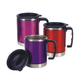Insulated Stainless Steel Office Coffee Mug with Lid