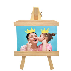 A4 wood tripod stands with Aluminium