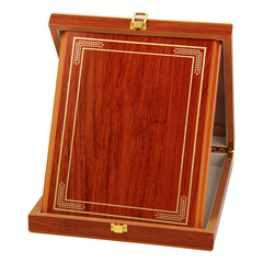 Matt Wooden Plaque with Box