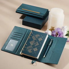 Notebook Gift Set Business Journal Pu Leather Cute Notebook