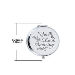 Customized Logo Metal Pocket Mirror
