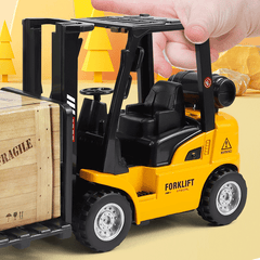 Vehicle Construction Forklift Friction Toy Vehicle