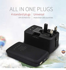 Travel Adapter with Powerbank