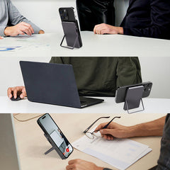 MagSafe Pop-Up Phone Stand Wallet – RFID Card Holder & Minimalist Men’s Card Box