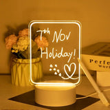 Personalized Photo Lamp Acrylic Board Night Light Colors