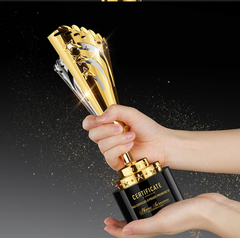 Crystal Base Gold  Metal Trophy
