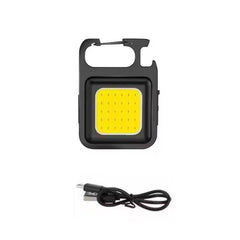 Portable COB LED Keychain Flashlight