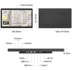 Smart Home Digital Calendar  15.6 Inch Ultra-slim