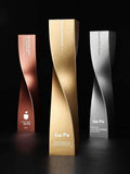 Metal Twisting Column Trophy Award with UV Printing