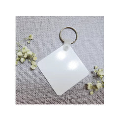Sublimation Square Aluminum keychains