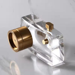 High Quality Unique Camera Model Crystal Home Decoration