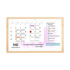 Smart Home Digital Calendar  15.6 Inch Ultra-slim