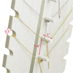 Wooden Mannequin Bust Jewelry Bust Display Stand