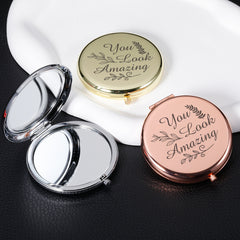 Customized Logo Metal Pocket Mirror