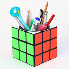 Rubik’s Cube Inspired Multi Functional Pen Holder