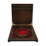 Coin& Medal Box Metal Souvenir Coin Packing Boxes Wooden Coin