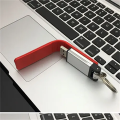 Flash Drive With Leather Cover