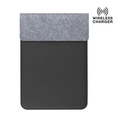 CAMDEN - Giftology 14 Inches Felt Laptop Sleeve With 15W Magnetic Charger