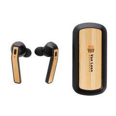 XD Bamboo Free Flow TWS Earbuds in Charging Case