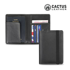 Cactus Leather Passport Wallet