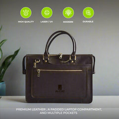 Leather Laptop Office Bag