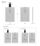 Transparent Card Size USB Flash Drives