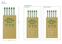 Plantable A Pencils Set