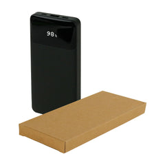 Powerbank with LED Screen 10,000 mAh and Built-in Cables