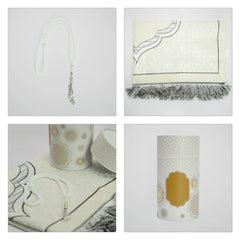 Prayer Mat with Tasbih in Tubular Box Best Ramadan Gifts