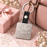 Premium Cube-Shaped Keychain
