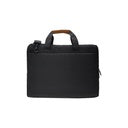 SLOTEN - Santhome® 15" Laptop Bag - Black/Tan