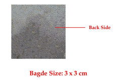 Shiny Silver with dull matte background