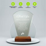 Trophy With Wooden Base