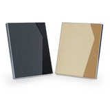 Two-Toned PU Leather Awards with Aluminum Frame & Stand in Luxury Box