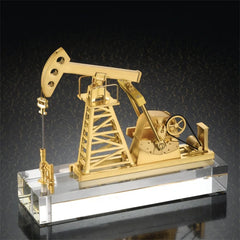 Automatic Oil Extraction Machine Business Gift Crystal Trophy