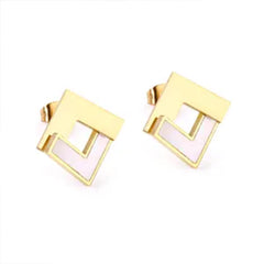 Gold-Plated Butterfly Bar Personalized Earrings Gold Filled Studs