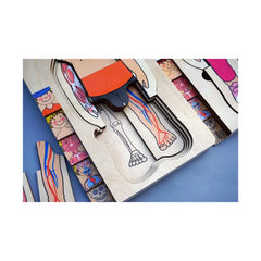 Boy Wooden Body Puzzle for Toddlers & Kids