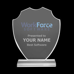 Victorian Shield Crystal Award