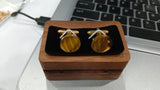 Stainless Steel Men’s Plain Cufflinks
